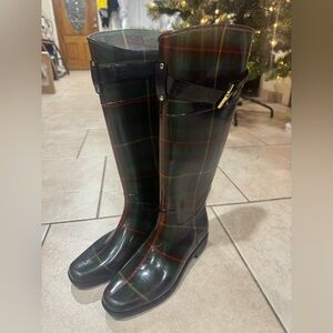 Ralph Lauren Plaid Rain Boots